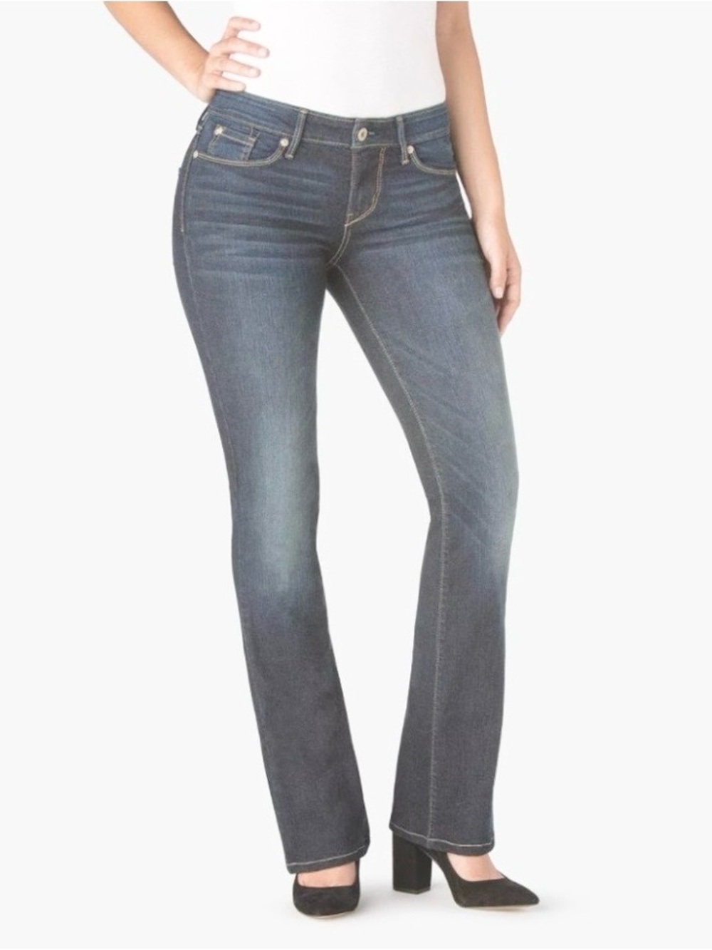 Denizen from Levi's Women's Medium-Dark Wash Bootcut Jeans Size 10/Medium